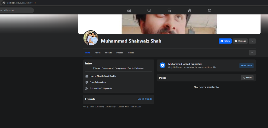 Muhammad Shahwaiz Shah Scammer